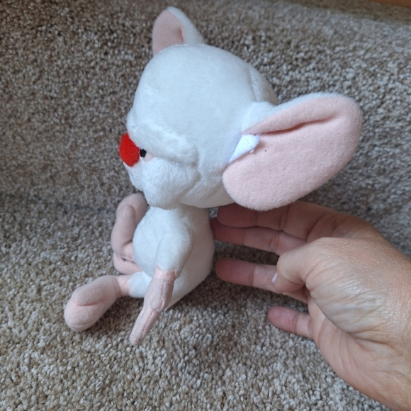 Vintage 1994 Dakin Pinky and the Brain 8" Plush - Picture 2 of 7